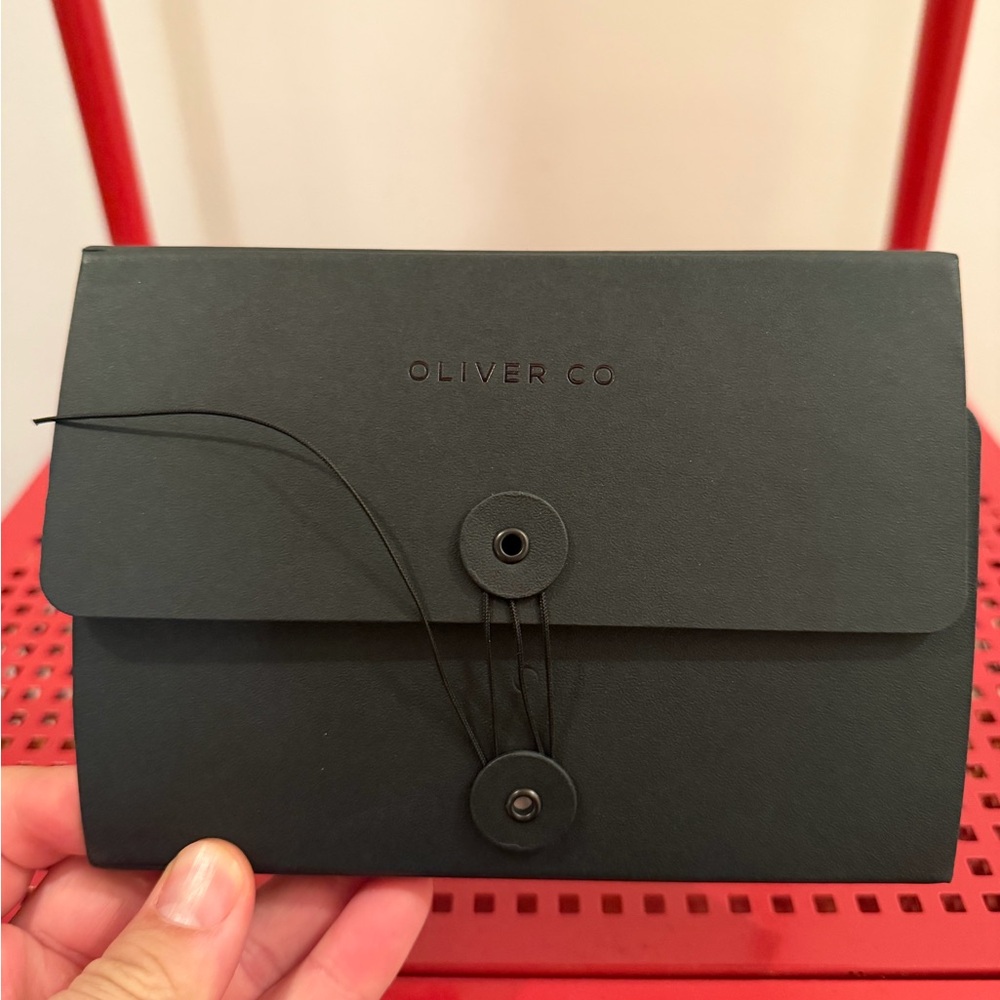 Black Leather Document Holder